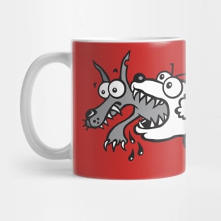 Sheep eats wolf Mug